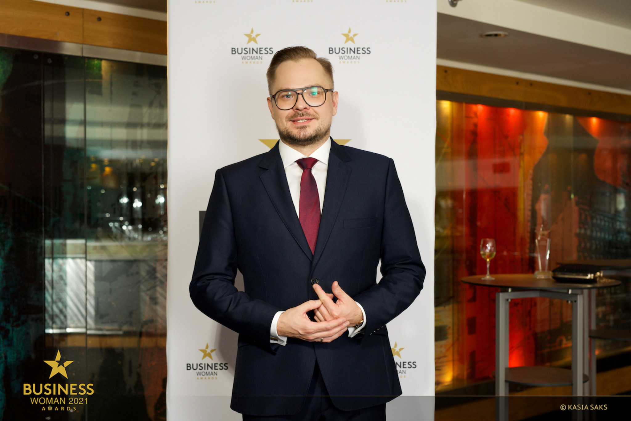 Dr Bartłomiej Machnik podczas gali